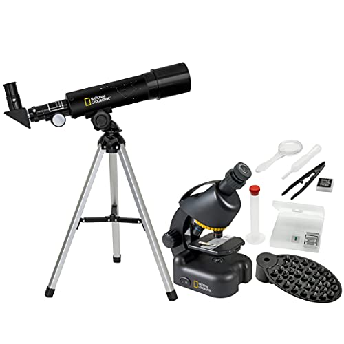 National Geographic Kit Telescopio + Microscopio
