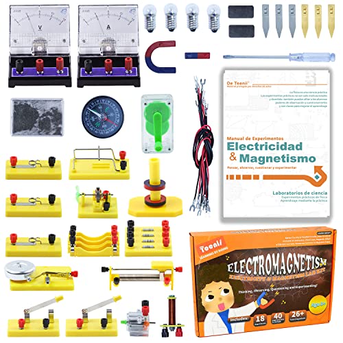 Teenii Kit de Electricidad y Magnetismo (física STEM)