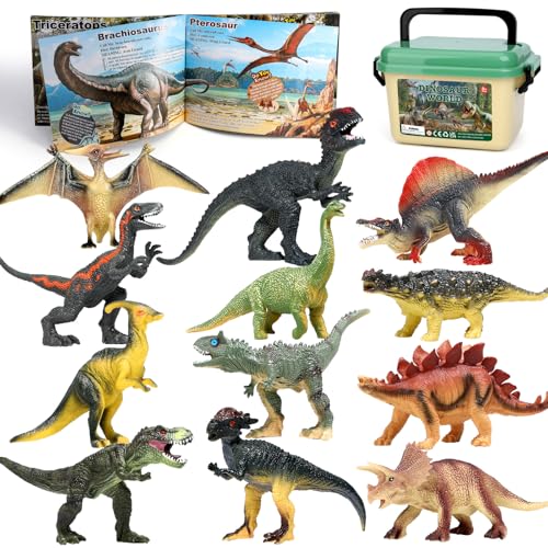 FRUSE Set de 12 Figuras de Dinosaurios