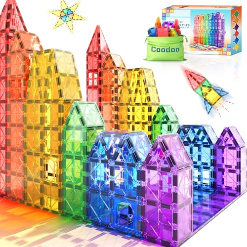 Bloques Magnéticos de Construcción Juguete Educativo Montessori para Niños y Niñas de 2 y 3 Años Bloques Magnéticos para Construcción Infantil Juguetes para Niños 2 Años Juguetes para Niños 3 Años