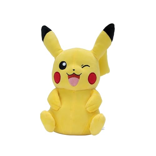 Peluche oficial Pokémon Pikachu de 30 cm, regalo de Navidad para fans de cualquier edad