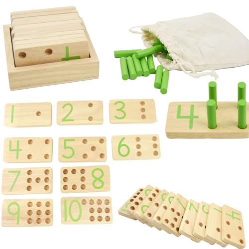 Coriver Montessori juguetes de conteo y matemáticas