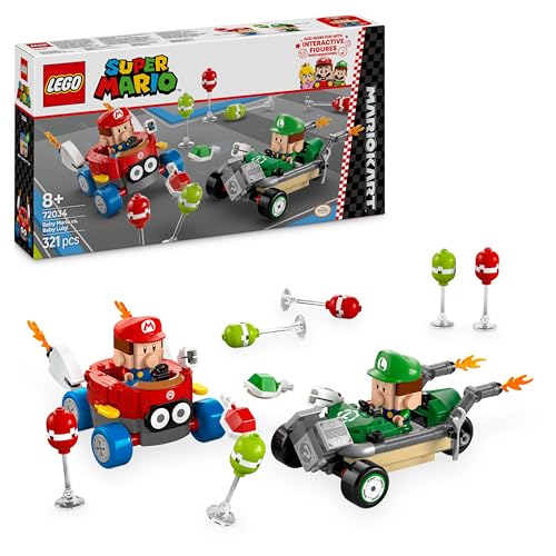 LEGO Mario Kart: Baby Mario vs. Baby Luigi