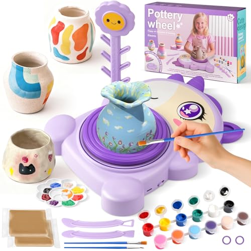 Luxfizz Torno de Alfarería para Niños (kit completo)