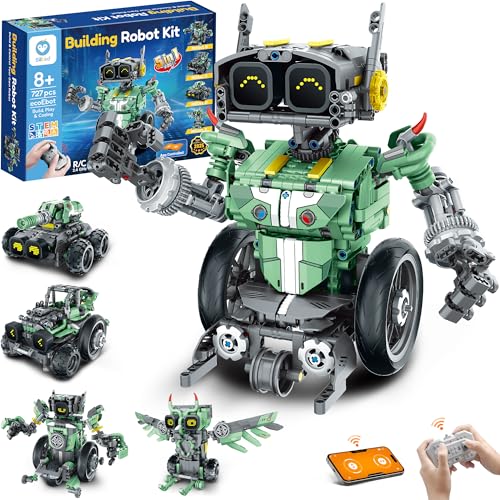 Sillbird Technic Robot 5 en 1 programable con app y mando a distancia para niños desde 8 años