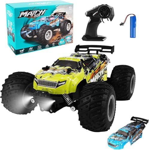 Facarler Coche RC Todoterreno (1:16, luces LED)
